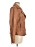 Studio 100% Polyurethane Brown Jacket Size L - photo 4