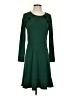 Ann Taylor Solid Green Casual Dress Size 4 - photo 1