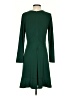 Ann Taylor Solid Green Casual Dress Size 4 - photo 2