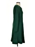Ann Taylor Solid Green Casual Dress Size 4 - photo 4
