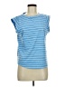 Talbots 100% Pima Cotton Blue Short Sleeve Top Size Med Petite - photo 1