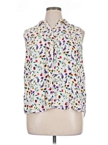 Caffé Marrakesh Sleeveless Button-Down Shirt (view 1)
