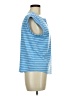 Talbots 100% Pima Cotton Blue Short Sleeve Top Size Med Petite - photo 4