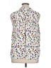 Caffé Marrakesh 100% Rayon Floral White Sleeveless Button-Down Shirt Size 1X - photo 2