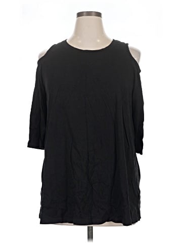 Woman Within 3/4 Sleeve T-Shirt (view 1)