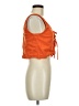 Roxy 100% Cotton Orange Sleeveless Blouse Size M - photo 4
