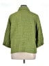 Erin London Aztec Or Tribal Print Damask Jacquard Solid Green Jacket Size 1X - photo 2