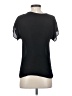 Soprano 100% Polyester Black Short Sleeve Top Size XS - photo 2