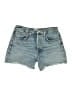 AGOLDE Blue Denim Shorts Size 27 waist - photo 1