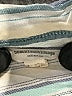 BeachLunchLounge Stripes Silver Short Sleeve Blouse Size M - photo 7