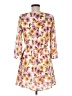 Forever 21 100% Polyester Floral Ivory Casual Dress Size M - photo 2