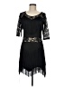 Unbranded 100% Polyester Black Cocktail Dress Size M - photo 1