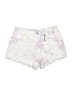 Forever 21 100% Cotton Tie-dye White Denim Shorts Size 31 waist - photo 1