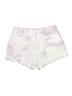 Forever 21 100% Cotton Tie-dye White Denim Shorts Size 31 waist - photo 2