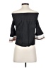 Stelen 100% Cotton Black 3/4 Sleeve Top Size S - photo 2