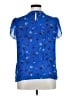 Fun2Fun 100% Polyester Blue Short Sleeve Blouse Size XL - photo 2