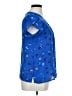 Fun2Fun 100% Polyester Blue Short Sleeve Blouse Size XL - photo 4