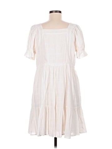 Madewell Puff-Sleeve Drawstring Mini Dress (view 2)