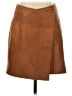Adam Lippes 100% Leather Brown Leather Skirt Size 4 - photo 1