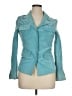 Assorted Brands 100% Leather Teal Blazer Size 14 - photo 1