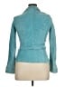 Assorted Brands 100% Leather Teal Blazer Size 14 - photo 2