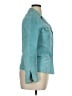 Assorted Brands 100% Leather Teal Blazer Size 14 - photo 4