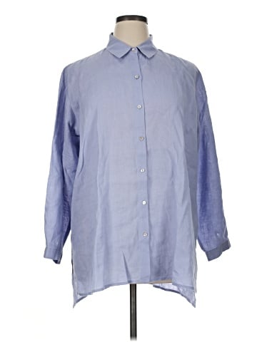 Eileen Fisher 3/4 Sleeve Button-Down Shirt (view 1)