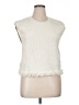 Express 100% Polyester Ivory Sleeveless Blouse Size XL - photo 1