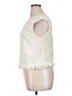 Express 100% Polyester Ivory Sleeveless Blouse Size XL - photo 5