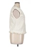 Express 100% Polyester Ivory Sleeveless Blouse Size XL - photo 4