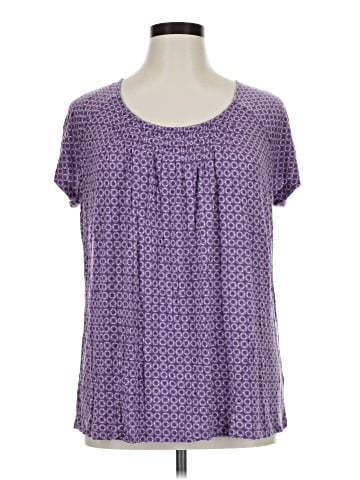Daisy Fuentes Short Sleeve Blouse (view 1)