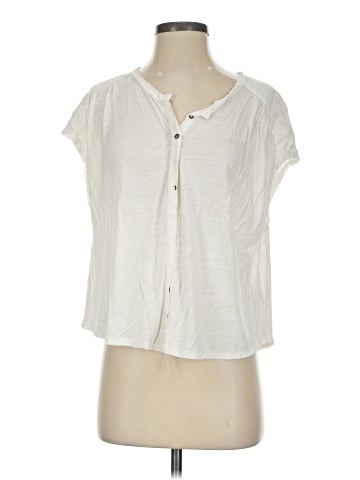 Free People Short Sleeve Blouse (view 1)