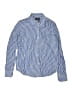 Chaps 100% Cotton Stripes Blue Long Sleeve Button-Down Shirt Size M (youth) - photo 1