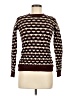 VVB Victoria Beckham Chevron-herringbone Brown Pullover Sweater Size M - photo 1
