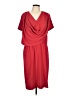 St. John Solid Red Casual Dress Size 10 - photo 1