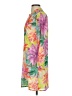 Boston Proper 100% Polyester Tropical Pink Casual Dress Size XXS - photo 5