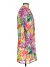 Boston Proper 100% Polyester Tropical Pink Casual Dress Size XXS - photo 4
