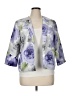 Alfred Dunner 100% Polyester Floral Purple Blazer Size 14 (petite) - photo 1