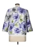 Alfred Dunner 100% Polyester Floral Purple Blazer Size 14 (petite) - photo 2