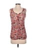 Tribal 100% Polyester Pink Sleeveless Top Size M - photo 1