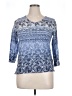 Christopher & Banks Blue 3/4 Sleeve Top Size XL - photo 1