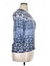 Christopher & Banks Blue 3/4 Sleeve Top Size XL - photo 4