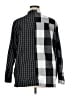 Alembika 100% Polyester Checkered-gingham Black Long Sleeve Blouse Size XL - photo 2
