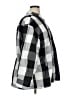 Alembika 100% Polyester Checkered-gingham Black Long Sleeve Blouse Size XL - photo 4