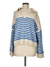 Maje Stripes Blue Pullover Sweater Size Med (2) - photo 1