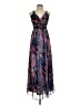 XOXO 100% Polyester Paisley Blue Cocktail Dress Size 3 - 4 - photo 1
