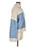 Maje Stripes Blue Pullover Sweater Size Med (2) - photo 4