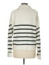 Veronica Beard 100% Cotton Stripes Ivory Pullover Sweater Size M - photo 2