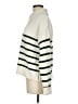 Veronica Beard 100% Cotton Stripes Ivory Pullover Sweater Size M - photo 5