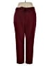 Halogen Solid Burgundy Casual Pants Size 14 - photo 1